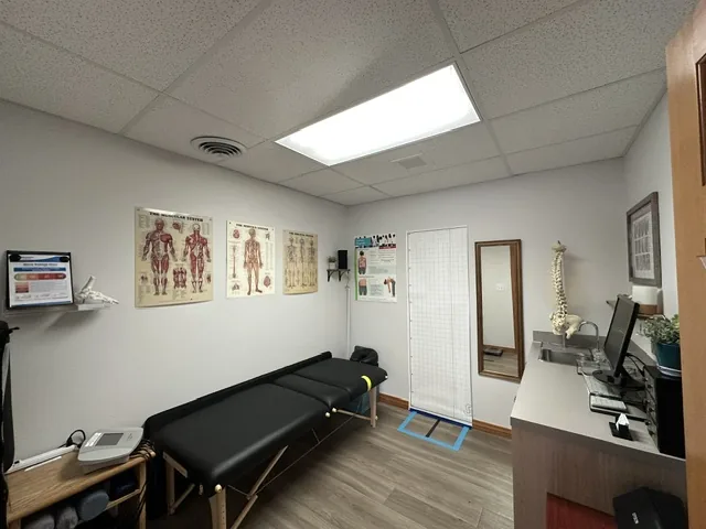 Private treatment room at Spine and Scoliosis Clinic