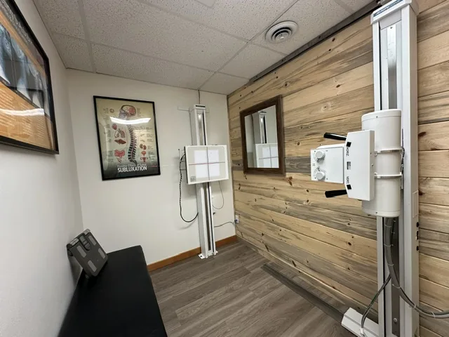 The imaging area where spinal curves are measured