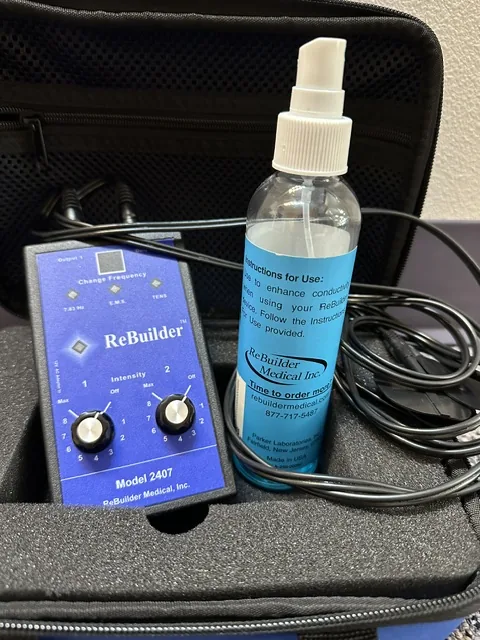 Nerve re-education equipment used for neuropathy care at Spine and Scoliosis Clinic